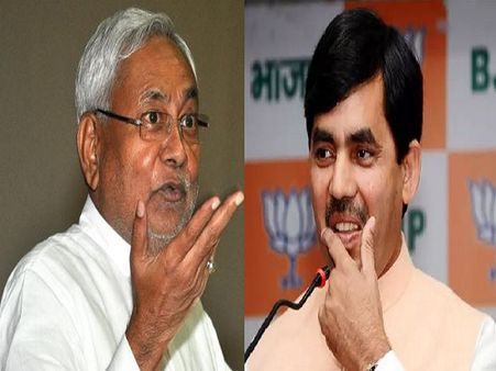 अब भागलपुर सीट पर घमासान, शाहनवाज हुसैन के बयान पर भड़के नीतीश ने कही बड़ी बात