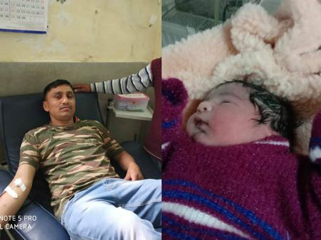 जम्‍मू कश्‍मीर: अपना खून देकर CRPF जवान ने बचाई एक मां और उसके बच्‍चे की जान
