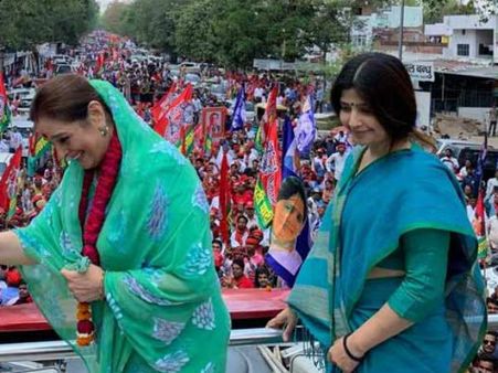 लखनऊ से पूनम सिन्हा ने भरा नामांकन, रोड शो में दिखे शत्रुघ्न सिन्हा और डिंपल यादव
