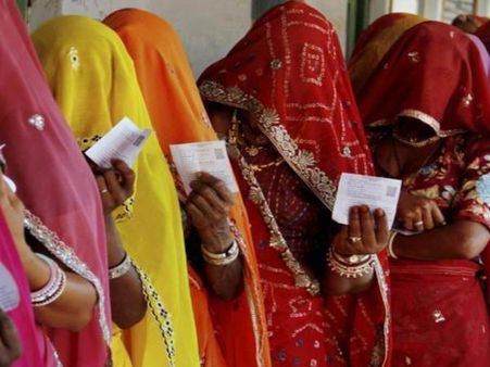 राजस्थान : घूंघट में आने वाली महिला मतदाता चेहरे दिखाने के बाद दे सकेंगी वोट
