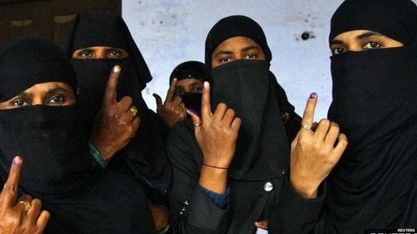 लोकसभा चुनाव 2019: नहीं, बुर्क़ा पहने औरतों ने फ़र्ज़ी वोट नहीं डाला- फ़ैक्ट चेक
