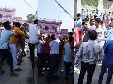 चंदौली: मतदान केंद्र पर भिड़े भाजपा-सपा कार्यकर्ता, विधायक साधना सिंह पर किया पथराव