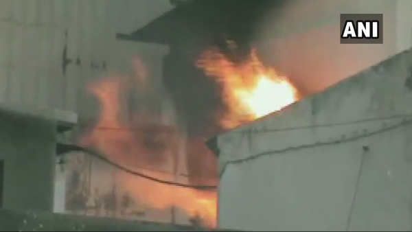 मेरठ: कीटनाशक फैक्ट्री में लगी भयंकर आग, दमकल की 9 गाड़ियां मौके पर