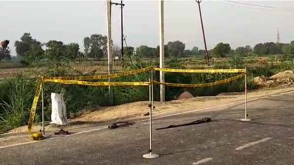 मथुरा: पुलिस मुठभेड़ में 25 हजार के इनामी बदमाश के पैर में लगी गोली, गिरफ्तार
