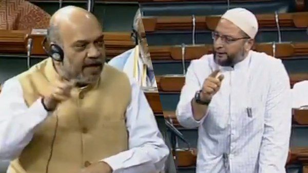 लोकसभा में ओवैसी पर भड़के शाह,बोले- अगर डर जेहन में है तो मैं क्या कर सकता हूं