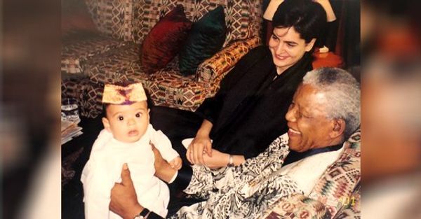 नेल्सन मंडेला के साथ तस्वीर शेयर कर प्रियंका गांधी ने बताया, दक्षिण अफ्रीका के पूर्व राष्ट्रपति ने क्या कहा था