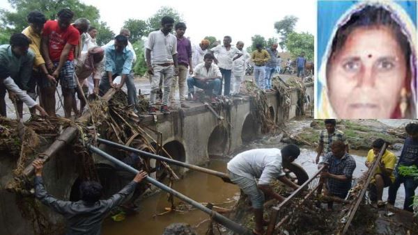 पानी देख बिदका बैल तो बैलगाड़ी समेत नाले में बहा दंपती, 18 घंटे बाद मिला पत्नी का शव, पति जिंदा बचा