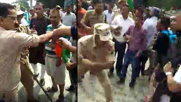 ग्रेटर नोएडा अथॉरिटी के खिलाफ प्रदर्शन करने पहुंचे बायर्स पर पुलिस ने बरसाईं लाठियां, बच्चों को भी आईं चोट