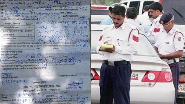 शर्ट की बटन खोलकर गाड़ी चला रहा था कैब ड्राइवर, कट गया चालान