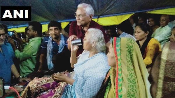 9 दिनों बाद मेधा पाटेकर ने समाप्‍त किया अपना अनिश्चितकालीन उपवास