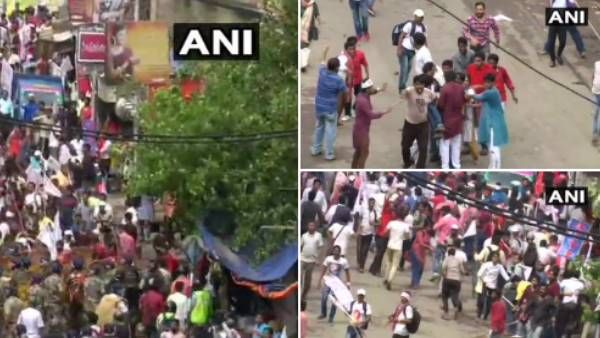 VIDEO: बेरोजगारी के मुद्दे पर हावड़ा में CPM का हल्लाबोल, प्रदर्शनकारियों को पुलिस ने ऐसे खदेड़ा