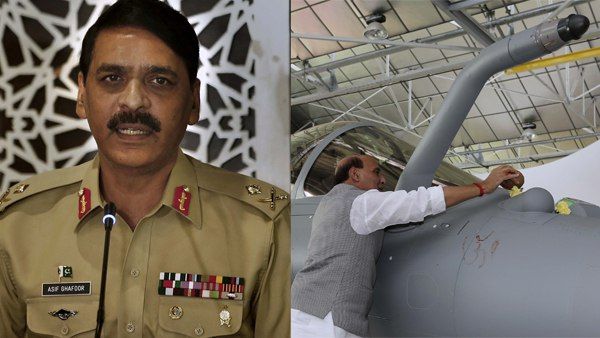 रक्षा मंत्री राजनाथ सिंह ने की राफेल की शस्‍त्र पूजा तो क्‍या बोले पाकिस्‍तान आर्मी के मेजर जनरल आसिफ गफूर