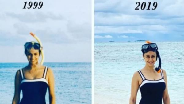 20 साल पुराना स्विमसूट पहन इंस्टाग्राम पर छाई ये अभिनेत्री, यूजर्स ने उम्र पर किया कमेंट