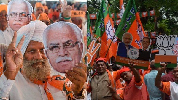 सीटों की संख्या में कमी के बावजूद भाजपा ने दोनों राज्यों में इस मामले में बनाई बढ़त