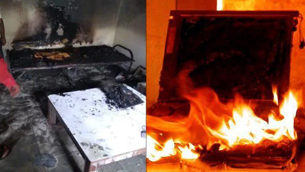 Shocking: गद्दे पर रखे लैपटॉप में अचानक लगी आग, मुश्किल में फंसी इंजीनियर की जान