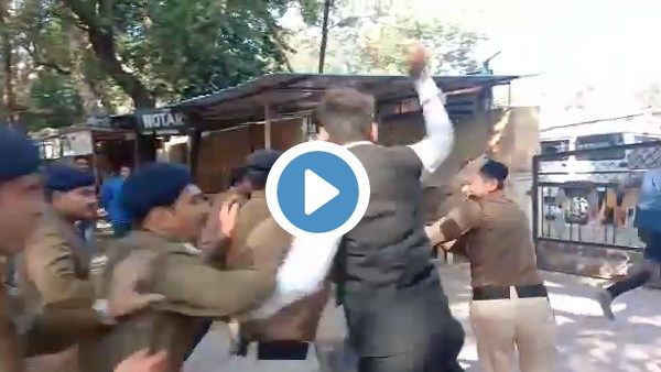 Indore : पांच साल की बच्ची की रेप के बाद हत्या करने वाले आरोपी की वकीलों ने की पिटाई, देखें VIDEO