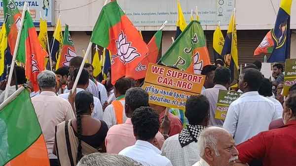 चेन्नई में बीजेपी CAA के समर्थन में की रैली, AIADMK ने किया किनारा