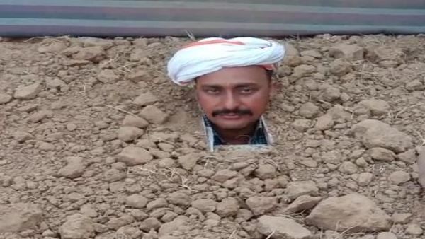 दौसा में सांसद किरोड़ीलाल मीणा की मौजूदगी में 102 किसानों ने ली समाधि, जानिए वजह