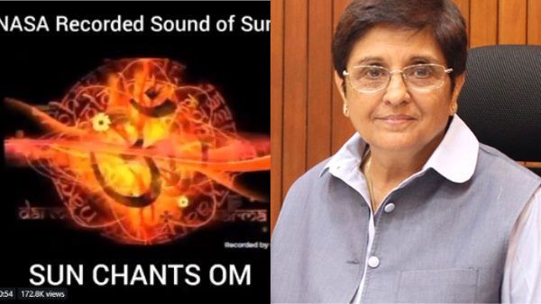 ओम की ध्वनि निकालता है सूरज, NASA का FAKE VIDEO ट्वीट करने पर ट्रोल हुईं किरण बेदी