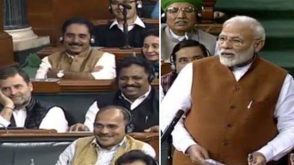 कांग्रेस सांसद अधीर रंजन के बार-बार टोकने पर पीएम मोदी ने सुनाई कहानी, कहा- जैसी मन की रचना वैसा.....