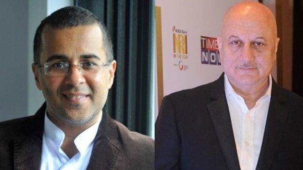 दिल्ली हिंसा को लेकर चेतन भगत के ट्वीट पर भड़के अनुपम खेर, दिया ये जवाब