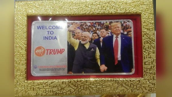 ज्वेलर्स ने बनाए मोदी-ट्रंप की तस्वीर वाले सोने के नोट, कीमत 2000 से लेकर ढाई लाख रुपए तक