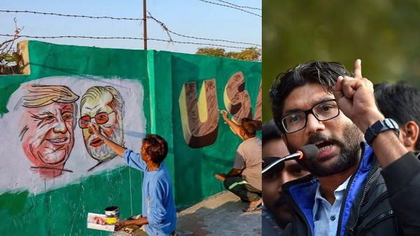 'गरीब मां का बेटा ही गरीबों के घर छुपा रहा है', दीवार पर ​जिग्नेश मेवाणी ने PM मोदी को घेरा