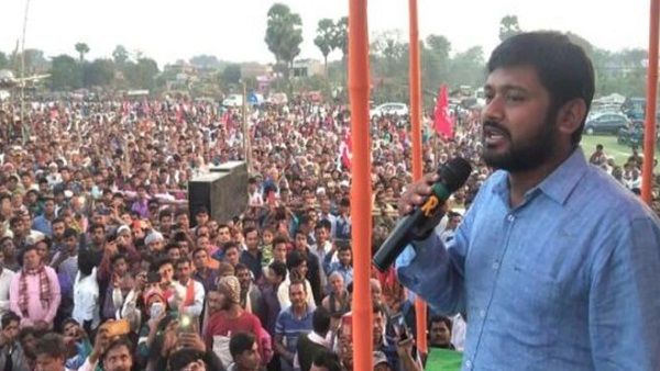 'संविधान बचाओ' रैली में राष्ट्रगान भूल गए कन्हैया कुमार, आखिरी दो लाइन में की ये गलती