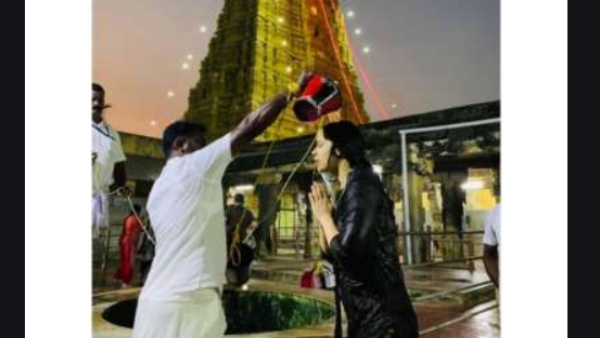 रामेश्वरम पहुंचीं कंगना रनौत ने काले लिबास में कुएं के पानी से किया स्नान, किए शिव दर्शन, तस्वीरें Viral