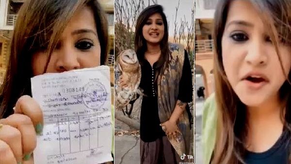 सूरत में लड़की ने उल्लू के साथ बनाया टिकटॉक वीडियो, जुर्माना लगा 25 हजार रुपए, देखिए