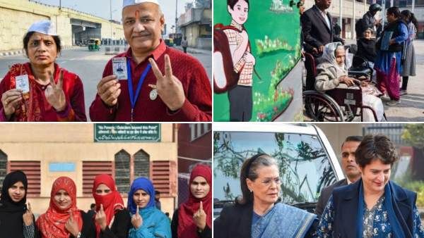 Delhi Assembly Election: दिल्ली में मतदान जारी, देखिए वोटिंग से जुड़ी खास तस्वीरें