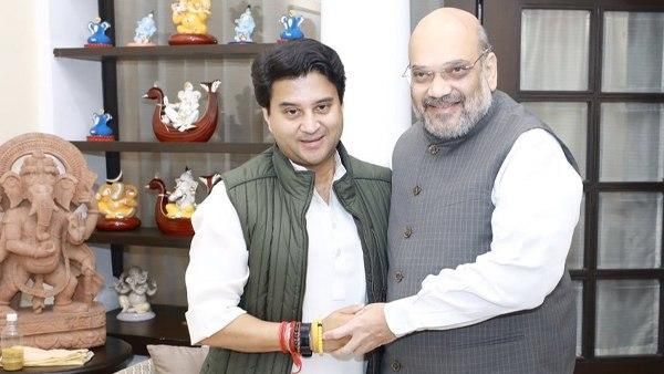 दिल्‍ली में अमित शाह से मिले ज्‍योतिरादित्‍य सिंधिया, गृहमंत्री ने कही ये बात