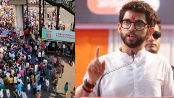 बांद्रा में हजारों मजदूरों की जमा हुई भीड़, आदित्य ठाकरे ने मोदी सरकार पर फोड़ा ठीकरा