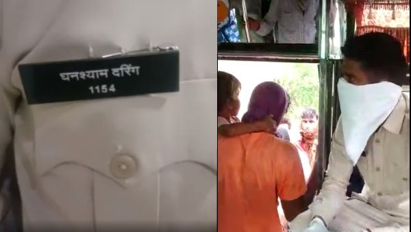 राजस्थान बॉर्डर पर फंसे मजदूरों को मध्य प्रदेश के कांस्टेबल ने बांटे 500-500 रुपए, वीडियो वायरल