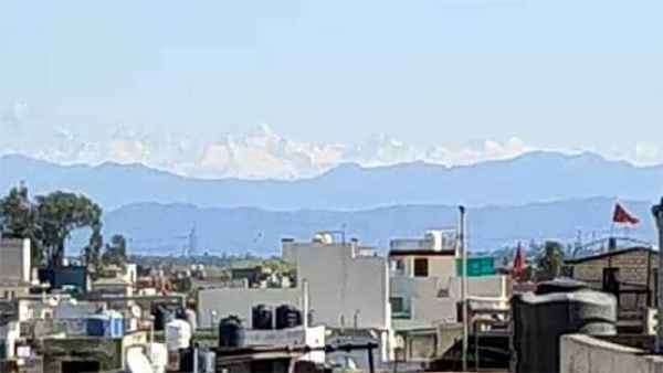 लॉकडाउन में अद्भुत नजारा, रुड़की से 312 किलोमीटर दूर दिख रही हिमालय की बर्फीली चोटियां, देखें तस्‍वीरें ,