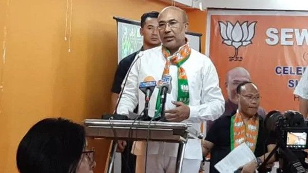 मणिपुर में सरकार बचाने के लिए भाजपा ने फिर से शुरू की कवायद