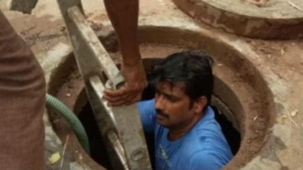 जब सफाईकर्मियों ने किया इंकार तो भाजपा पार्षद ने जान जोखिम में डालकर गटर में उतरकर की सफाई