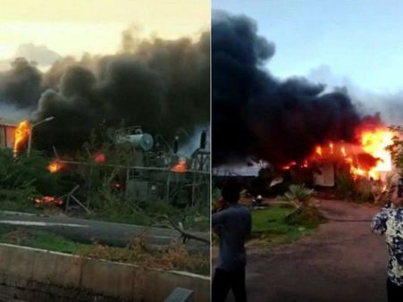 गुजरात: एशिया के सबसे बड़े सोलर प्लांट में लगी आग, पानी खूब लेकिन कोई फायर फाइटर ही नहीं था