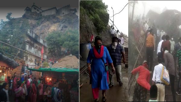 देश के 64 शक्तिपीठों में से एक पावागढ़ मंदिर 111 दिनों बाद खुला, बच्चे-बूढ़ों को एंट्री नहीं, 2600 फीट ऊंचाई पर वर्षा