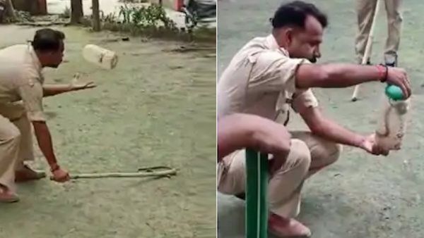 थाने में निकले सांप को दरोगा ने ऐसे किया काबू, वीडियो वायरल