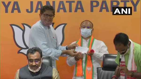 कांग्रेस से इस्‍तीफा देने वाले मणिपुर के ओकराम हेनरी समेत 5 विधायक आज भाजपा में हुए शामिल