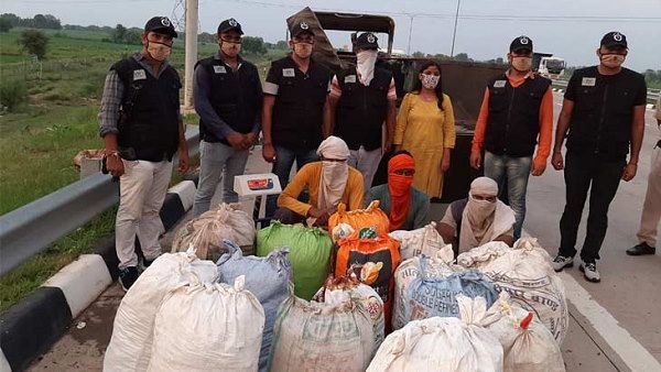 छत्तीसगढ़ से हरियाणा ले आए 331 किलो गांजा, पलवल के रास्ते कर रहे थे यूपी में एंट्री, तभी चढ़ गए हत्थे