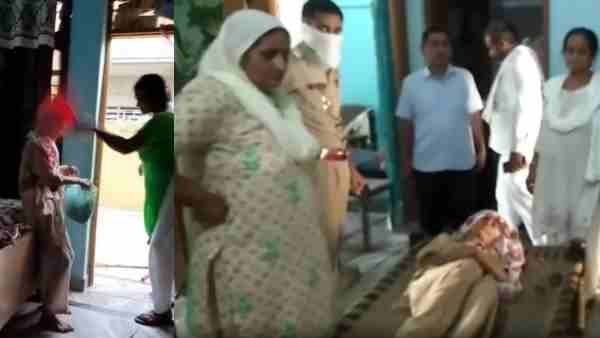सोनीपत: 82 साल की सास को बहू ने बेरहमी से पीटा, पोते ने वीडियो बना कर दिया वायरल