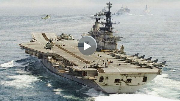 VIDEO: सबसे पुराने​ एयरक्राफ्ट करियर INS विराट ने पूरा किया अपना आखिरी सफर, अब बनेगा कबाड़