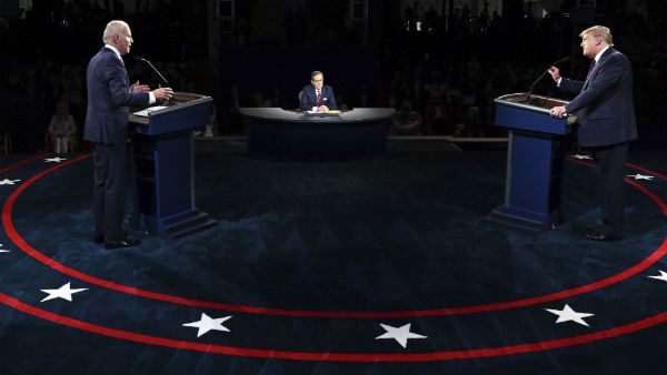 US Presidential debate: डोनाल्‍ड ट्रंप से बोले जो बाइडेन- Shut Up!