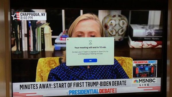 हिलेरी क्लिंटन दे रही थीं जूम पर इंटरव्यू, तभी हुआ कुछ ऐसा कि,नहीं रुक रही लोगों की हंसी