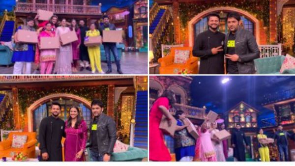 The Kapil Sharma: कपिल के शो में बीवी संग पहुंचे सुरेश रैना, लगे मस्ती के चौके-छक्के, तस्वीरें वायरल