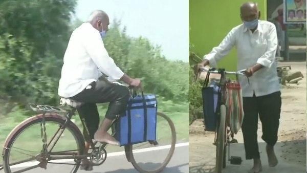 73 साल के ये डॉक्टर असल मायने में हैं 'भगवान', रोजाना 10 KM साइकिल चलाकर घर-घर जाकर कर रहे गरीबों का इलाज
