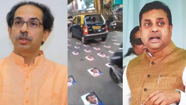 Video: मुंबई की सड़कों पर फ्रांस के राष्ट्रपति का पोस्टर, संबित पात्रा ने CM उद्धव से पूछा- आपके राज में ये क्या हो रहा है?