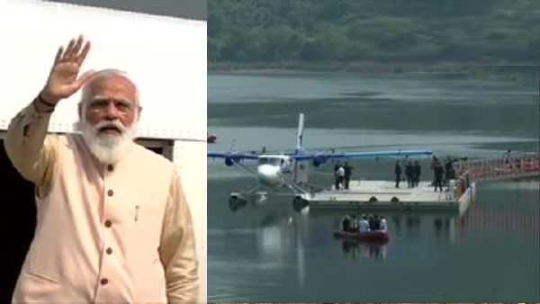 मोदी ने भरी केवडिया से साबरमती तक सी-प्लेन की उड़ान, देश में सबसे पहले यहीं शुरू हुई है ये सेवा